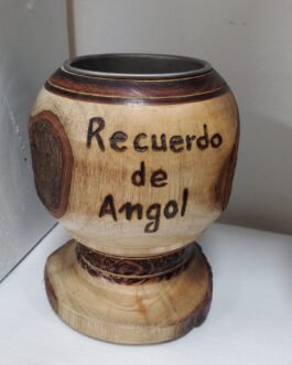 Mate madera recuerdo de Angol